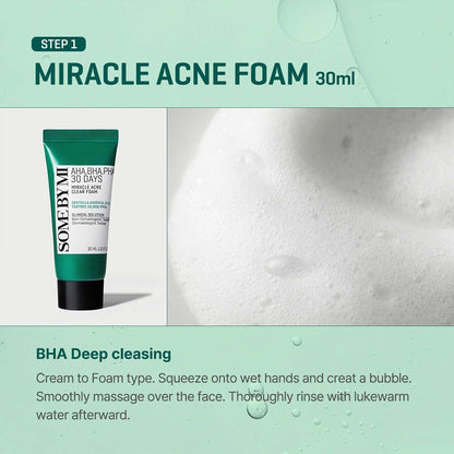 SOME BY MI - AHA, BHA, PHA 30 Days Miracle AC SOS Kit - GetGlowing