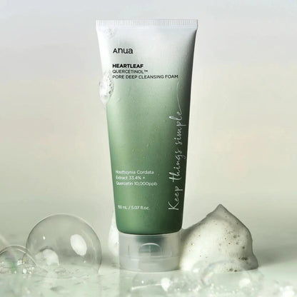 Anua - Heartleaf Quercetinol Pore Deep Cleansing Foam - GetGlowing