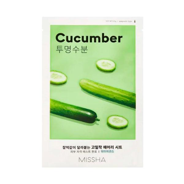 Missha Airy Fit Sheet Mask - Cucumber - GetGlowing