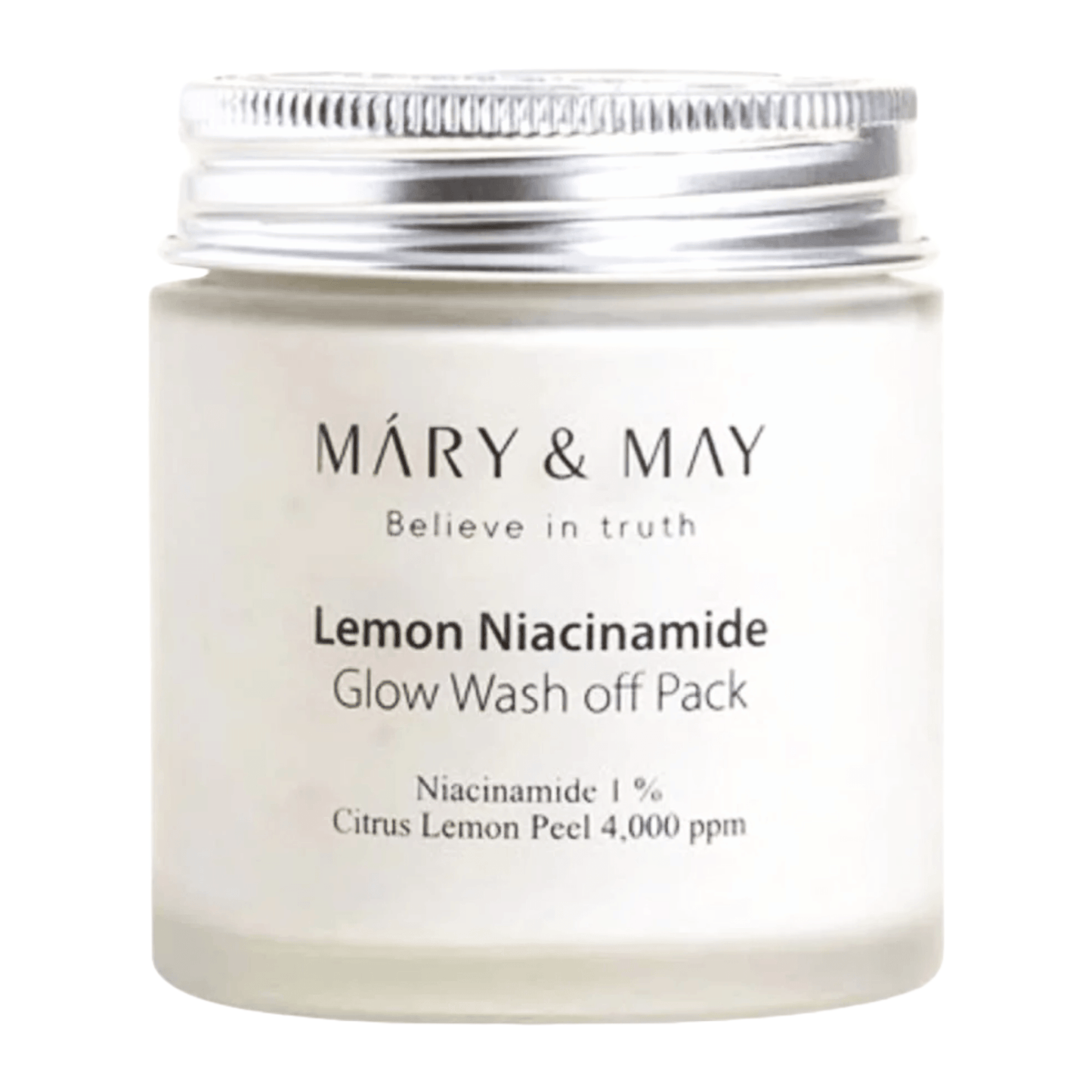 Mary&May - Lemon Niacinamide Glow Wash Off Mask Pack - GetGlowing