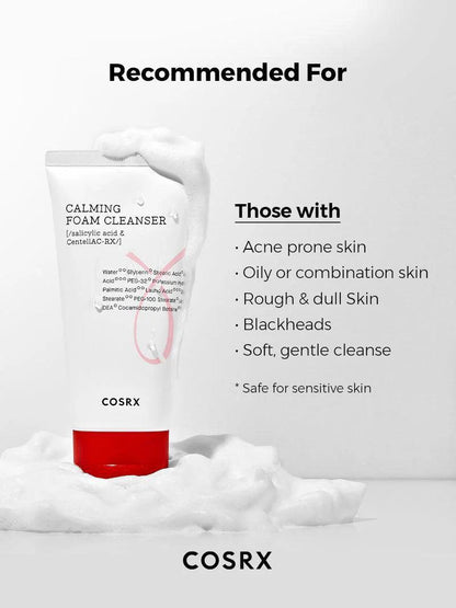 COSRX - AC Collection Calming Foam Cleanser - GetGlowing