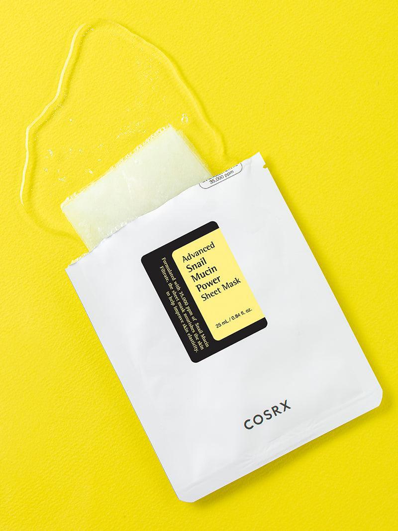 COSRX - Advanced Snail Mucin Power Sheet Mask - GetGlowing