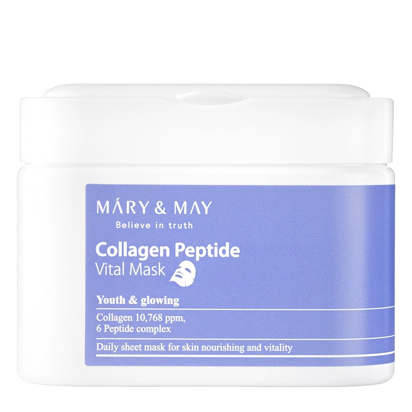 Mary&May - Collagen Peptide Vital Mask - GetGlowing